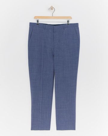 BOSS Blue Wool Mix Suit Trouser