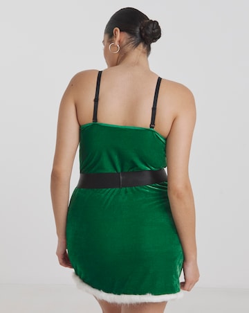 Ann Summers Santa Elf Dress Green