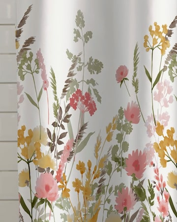 Catherine Lansfield Countryside Floral Shower Curtain