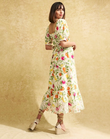 Nobody's Child Isla Fruit Print Midiaxi Dress