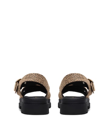 Clarks Animal Print Orinoco3 Cross Sandals - Standard Fit (D)