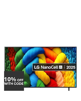 LG 75NANO80A6B 75in NanoCell AI 4K Smart TV