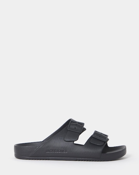 JACK & JONES Croxton Two Strap Sandals - Black