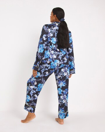 Hope & Ivy Albie Button Through Pyjama In A Bag Set Including Scrunchie