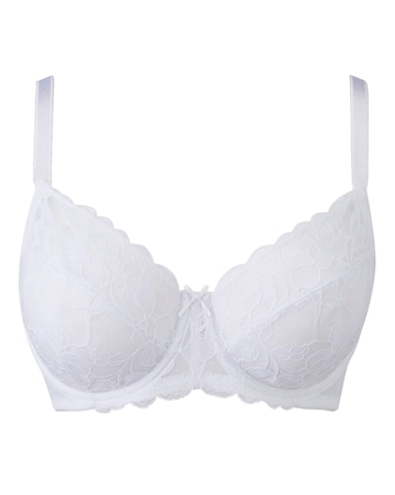 Pretty Secrets Ivy Full Cup Value Bra B-G White