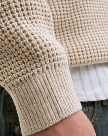 Jack & Jones Global Knitted Jumper - Natural