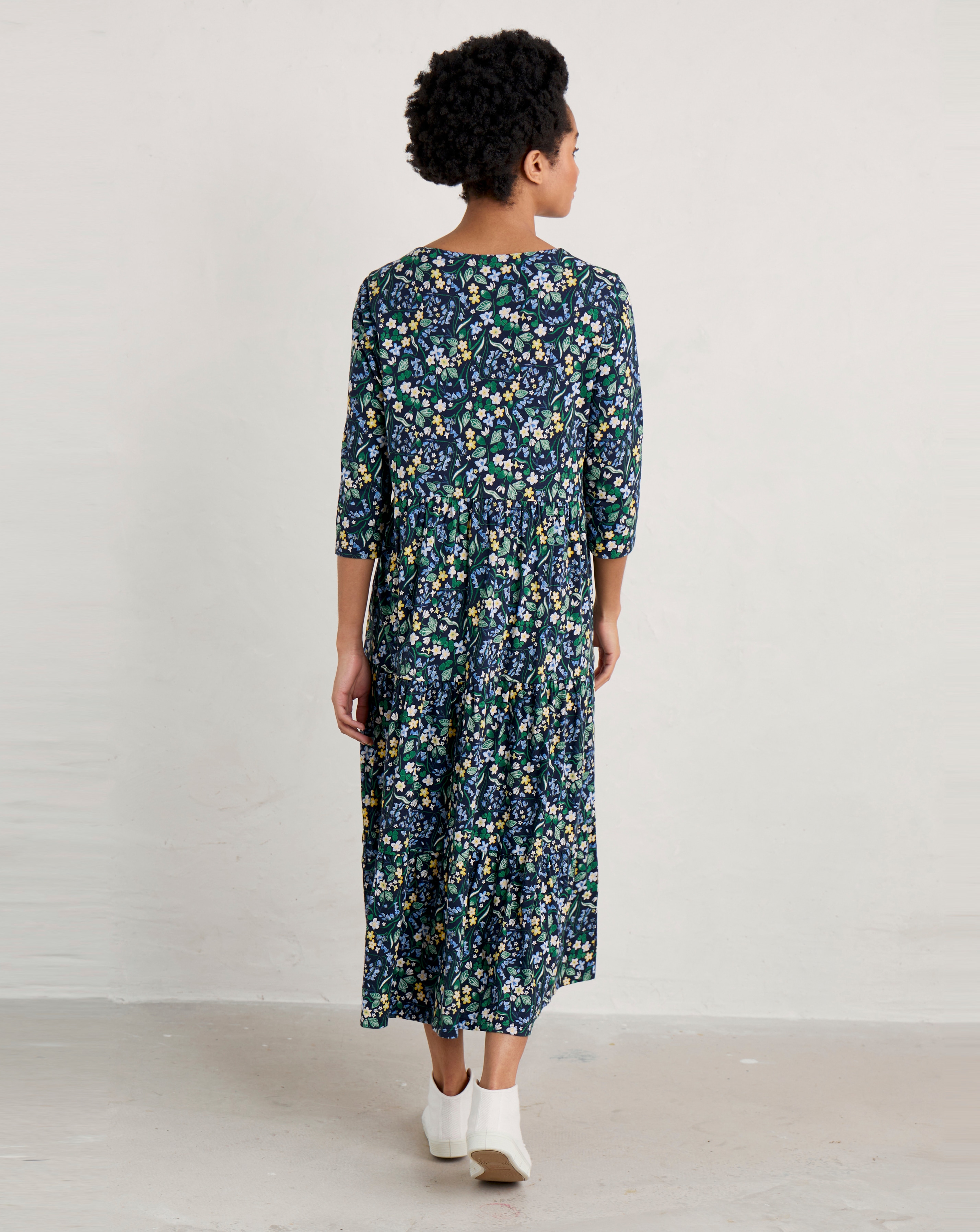 seasalt cornwall line strokes dress Seasalt Cornwall Line Strokes Dress Woodland