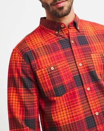 Joe Browns Sunset Loving Check Shirt Long Length