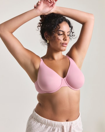 Pretty Secrets (3 Pack) Claire Moulded Micro Full Cup Wired Bras (B-E) Berry