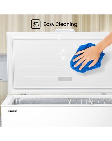 Hisense FC386D4AWLE Static 297L Chest Freezer - White