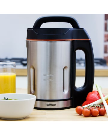Tower 1.6L Soup Maker + 3.5L S/S Slow Cooker