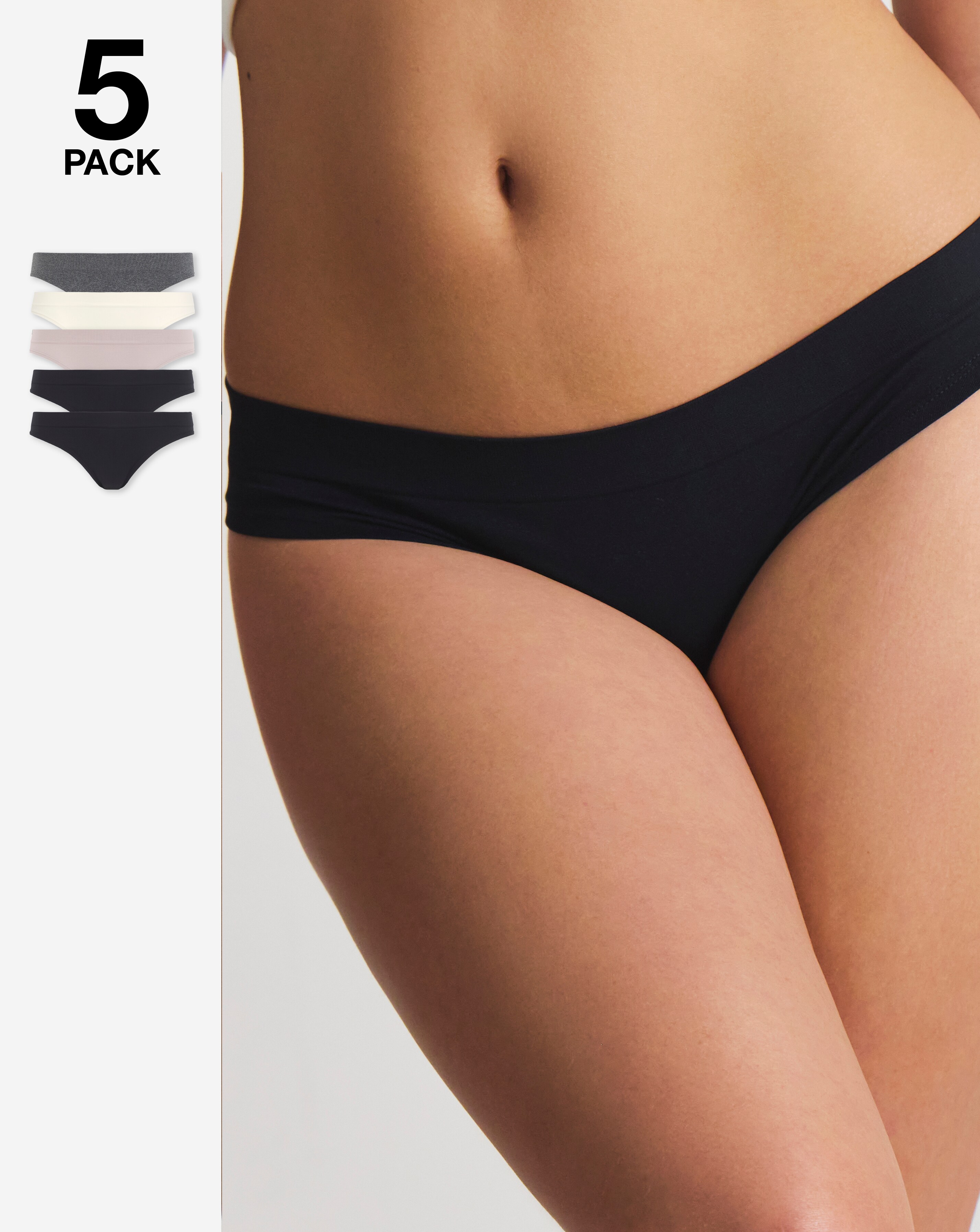 Dorina Rosanne 5 Pack Seamfree Knicker Multi