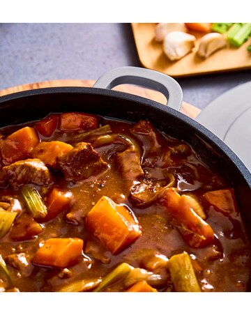 Morphy Richards Cast Aluminium 24cm Grey Casserole Dish