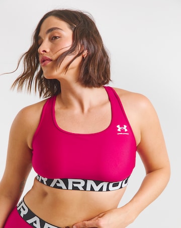 Under Armour HeatGear Mid Branded Bra
