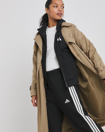 adidas Essentials 3 Stripes Fleece Hoodie
