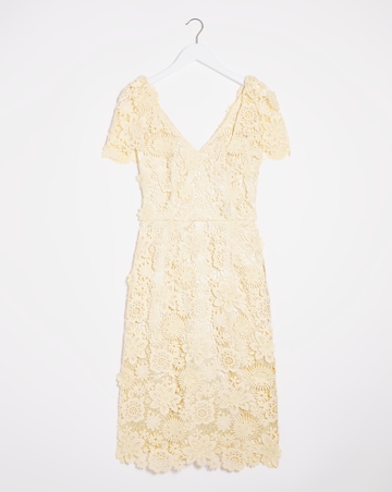 Joanna Hope 3D Lace Midi Dress