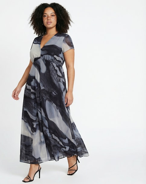 Religion Indium Abstract Maxi Tea Dress
