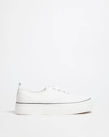 Gracie Stitch Detail Chunky Plimsole - Extra Wide Fit (EEE)