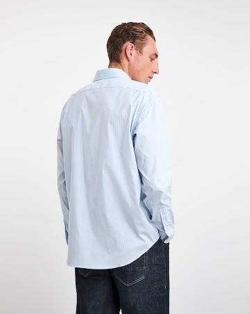 BOSS Long Sleeve Regular Ft Stripe Shirt