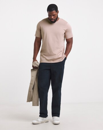 Pure Cotton Crew Neck T-Shirt Long