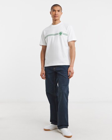 Lacoste Short Sleeve Tennis Graphic T-Shirt - White