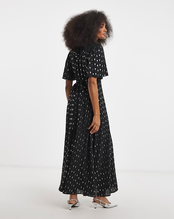 Flounce London Lurex Maxi Dress