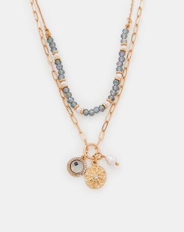 Accessorize 2-Pack Beaded Charm Necklaces