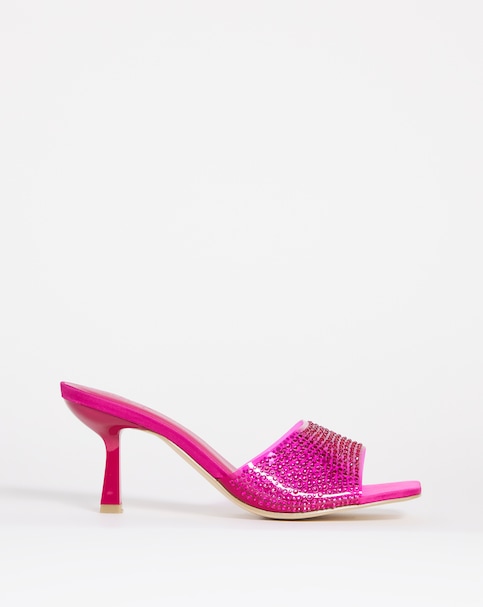 Joanna Hope Diamante Mule Sandal - Extra Wide Fit (EEE)
