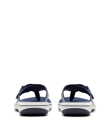 Clarks Navy Cloudsteppers Brinkley Reyna Sandals - Standard Fit (D)