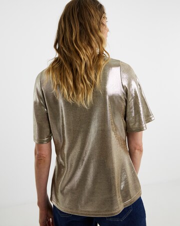 Foiled Angel Sleeve T-Shirt