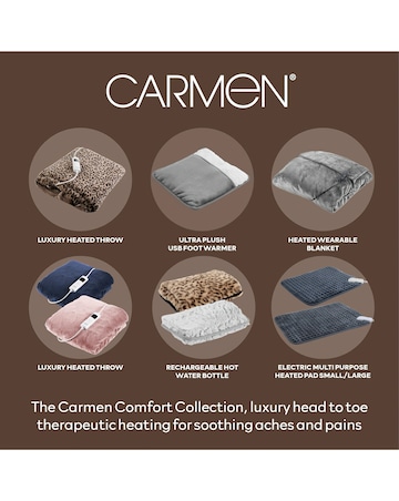 Carmen Spa Rechargeable Hot Water - Leopard