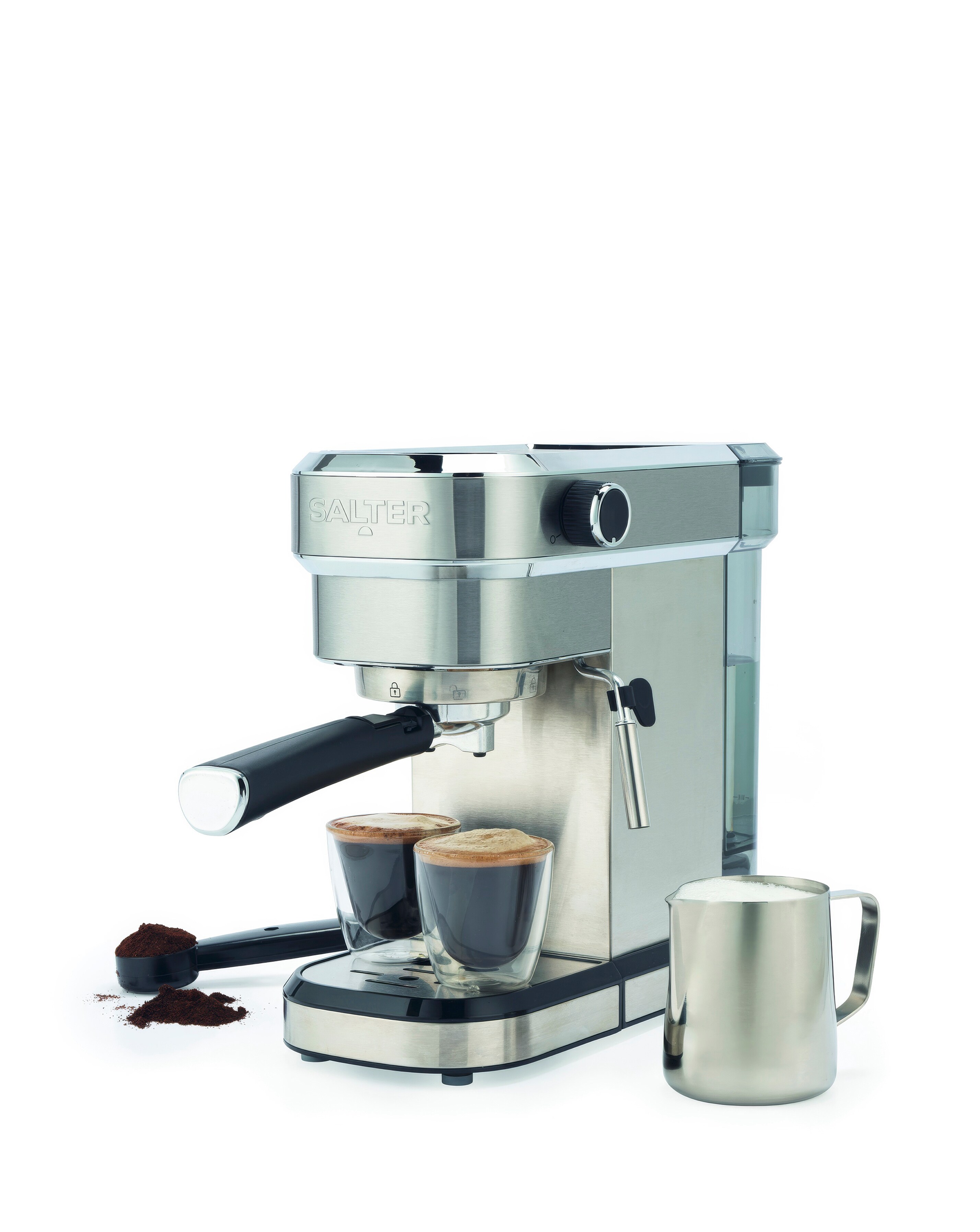 Salter Stainless Steel Espresso Machine Fashion World