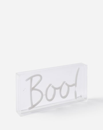 Boo Neon Sign