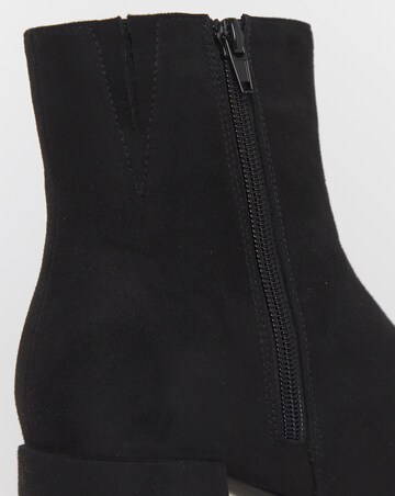 Anastasia Low Block Heel Ankle Boots - Extra Wide Fit (EEE)
