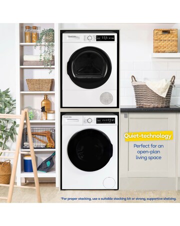 Russell Hobbs RH9HPTD111W, 9kg, Heat Pump Tumble Dryer - White