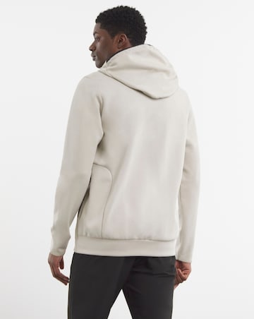 BOSS Full Zip Light Beige Hoody