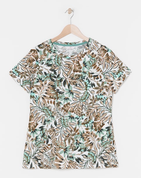 Julipa Button Shoulder Jersey Top