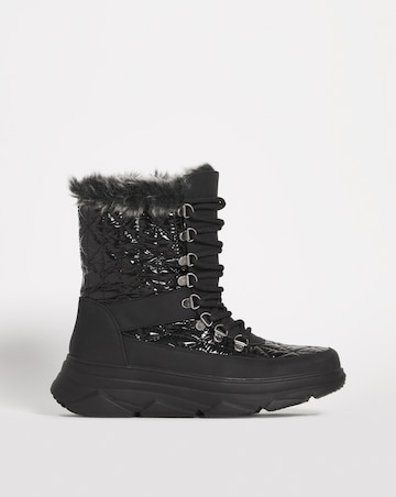 Alaska Lace Up Snow Boots - Extra Wide Fit (EEE)
