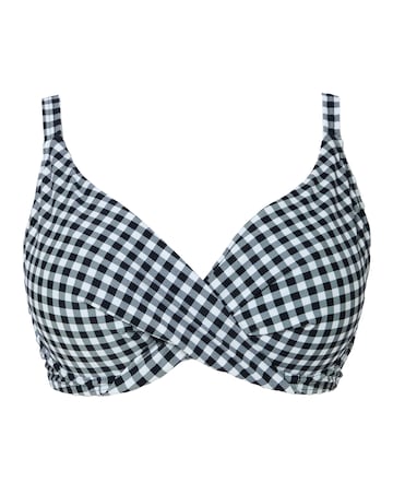 Figleaves Tailor Underwired Non Padded Wrap Bikini Top