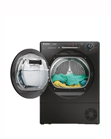 Candy Smart Pro CROEH9A3TBEB80/N 9kg Heat Pump Tumble Dryer Black + Install
