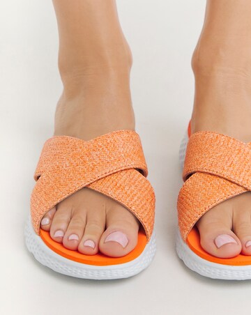 Cushion Walk Crossover Mule Sandal EEE Fit