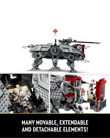 LEGO Star Wars AT-TE Walker Set with Droid Figures 75337