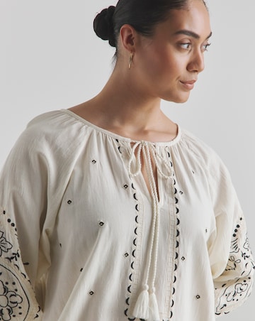 Figleaves Embroidered Beach Kaftan