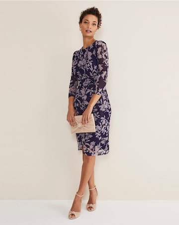 Phase Eight Vera Floral Mesh Dress