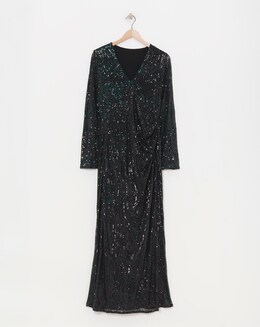 Flounce London Sequin Maxi Dress