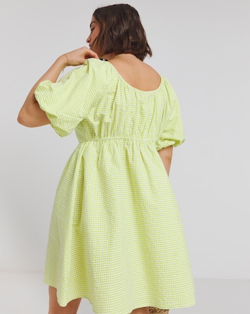 Simply Be Textured Gingham Smock
