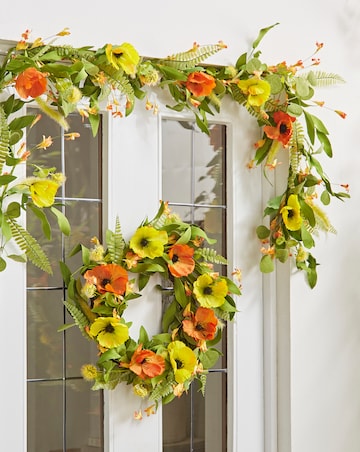 Poppies Wreath 45cm