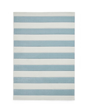 Catherine Lansfield Cove Stripe Modern Carved Rug