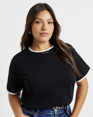 Black & White Double Layer T-Shirt