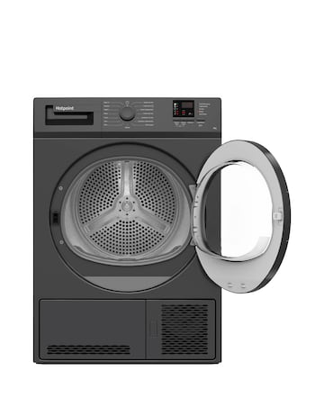 Hotpoint C HD C82 GGGD UK Condenser Tumble Dryer 8kg - Graphite